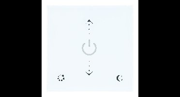 Draadloze LED Touch Dimmer - Touchpaneel - Geschikt voor 12 Volt Inbouwspots - Voor inbouw & opbouw - 2.4GHz - Wit