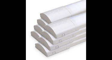8x LED Batten 120cm - 40W 5600lm (140lm/W) - 6500K - Vervangt 320W - Samsung SMD LED chips - Flikkervrij - IP20 - Onderbouwverlichting
