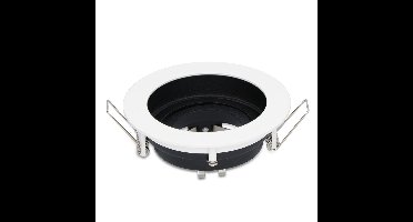 Laredo LED Inbouwspot - Kantelbaar armatuur - Diameter 100mm - GU10 Fitting incl. lamphouder - Rond - IP20 voor binnen - Wit