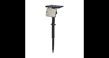 Eagle solar Prikspot - Incl. Schemerschakelaar - PIR - CCT 3000K en 4000K - 4 lichtstanden - 200lm - 6-12 uur brandtijd - Kantelbaar - IP65 waterdicht - Tuinspot