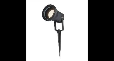 LED prikspot - Dimbaar - Kantelbaar - 4000K neutraal wit - 4 Watt 345 Lumen - IP65 - Waterdicht - Zwart - Tuinspot - tuinverlichting - padverlichting