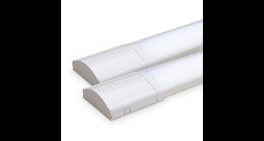 2x LED Batten 150cm - 50W 7000lm (140lm/W) - 6500K daglicht wit - Vervangt 400W - Samsung SMD LED chips - Flikkervrij - IP20 Stofdicht - Onderbouwverlichting