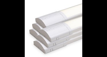 6x LED Batten 60cm - 18W 2520lm (140lm/W) - 4000K neutraal wit - Vervangt 160W - Samsung SMD LED chips - Flikkervrij - IP20 Stofdicht - Onderbouwverlichting