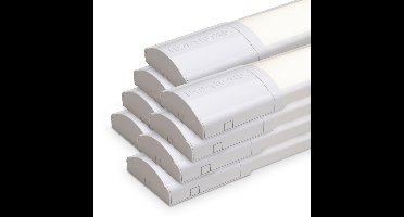 8x LED Batten 60cm - 18W 2520lm (140lm/W) - 4000K neutraal wit - Vervangt 160W - Samsung SMD LED chips - Flikkervrij - IP20 Stofdicht - Onderbouwverlichting