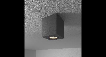 Gibbon LED Opbouwspot - Viekant - 4 Watt 345 Lumen - 4000K Neutraal wit - GU10 - IP65 Badkamer Opbouwspot - Voor binnen en buitengebruik - Zwart