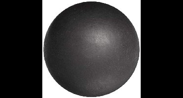 Rubber Bal - �50mm - SILICONE - 60 Shore A - Zwart