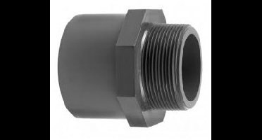 Druk PVC puntstuk - 20mm x 1/2 - 16 bar