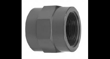 Druk PVC schroefbus - 75mm x 2 - 10 bar