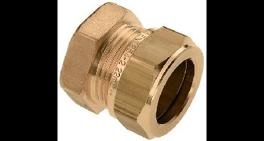 Bonfix knelkoppeling - Eindkoppeling - 22 mm - Messing