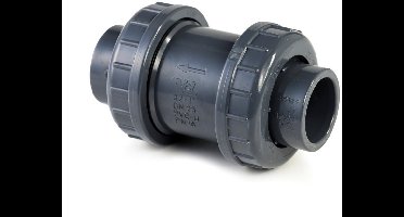 Druk PVC terugslagklep - 32mm - 16 bar