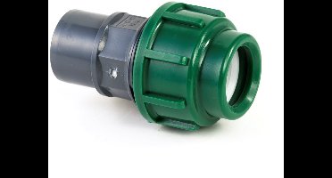 Druk PVC - 40/50 mm x pe overgang 40mm - 10 bar