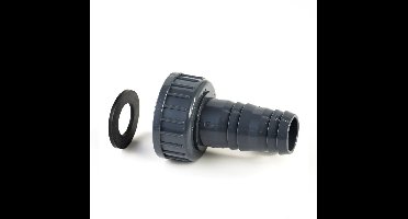 Druk PVC slangtule met wartel - 1-1/2 x 31-34mm - 10 bar
