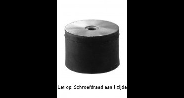 Cilindrische Trillingsdemper Type E 50 x 17 - 55 Shore M10i