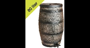 Roto regenton 80 liter bruin