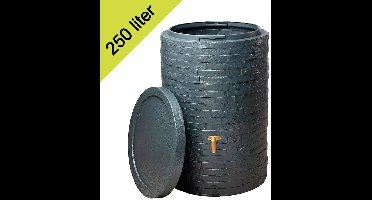 Garantia Regenton ARONDO 250 liter antraciet