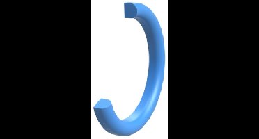 Zuivelafdichtring - Melkring - DIN 11851 Standaard DN10 - NBR - Blauw