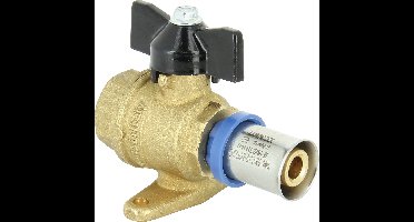 Bonfix Perskoppeling - 1x Alu-pers 1x Binnendraad - Kogelkraan - 1/2 x 20mm