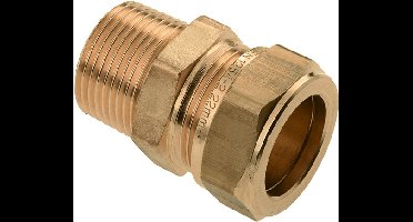Bonfix knelkoppeling - Puntstuk - 3/8 x 10mm - Messing