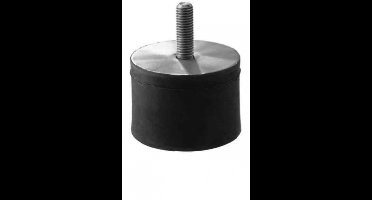 Cilindrische Trillingsdemper - RVS-316 - Type D 20 x 15 D m6x16