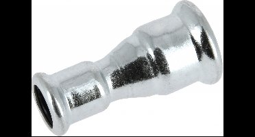 Bonfix Pressfitting staalverzinkt CV Rechte verloopsok 35 x 22 - 2 x press - (m-profiel)