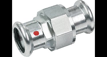 Bonfix Pressfitting staalverzinkt CV 3-delige koppeling 15 x 15 - 2 x press - (m-profiel)