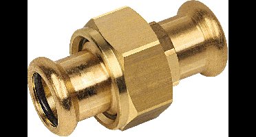 Bonfix Pressfitting roodkoper WATER 3-delige koppeling 28 x 28 - 2 x press - (m-profiel)