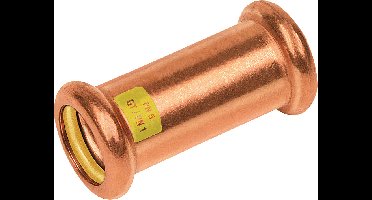 Bonfix Pressfitting roodkoper GAS Overschuifkoppeling 35 x 35 - 2 x press - (m-profiel)