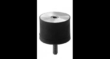 Cilindrische Trillingsdemper Type B 20 x 15 - 55 Shore M6x15/M6i