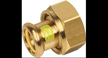 Bonfix Pressfitting roodkoper GAS Wartelkoppeling 2 x 42 - met vlakke dichting - press x binnendraad - (m-profiel)