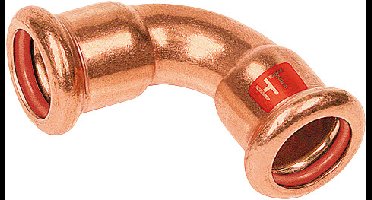Bonfix Pressfitting roodkoper SOLAR Bocht 90� - 54 x 54 - 2 x press - (m-profiel)