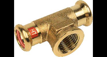 Bonfix Pressfitting roodkoper SOLAR T-koppeling 28x1/2x28 - press x lange binnendraad x press - (m-profiel)