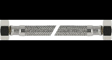 Bonfix Flexibele RVS aansluitleiding - 100 centimeter 1/2 x 1/2 - 2 x binnendraad