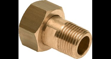 Bonfix 2-delige koppeling - met geborgde neopreenring 3/4 x 1/2 - wartelmoer x conische buitendraad