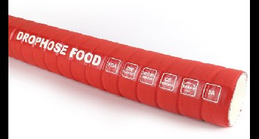 Zuivelslang - Levensmiddelenslang zuig/pers SP Rood - 38x50mm (Per Rol 40m)