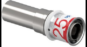 Uponor S-Press Plus overgangs koppeling - spie x pers - 22mm x 25mm - messing - Kiwa