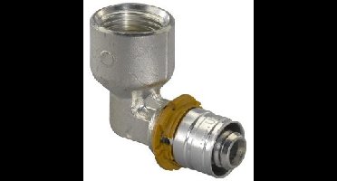 Uponor S-Press schroef knie 90� - pers x binnendraad - 40mm x 1-1/2"