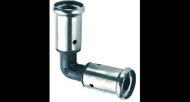 Henco - knie 90� - pers x pers - 40mm x 40mm - pvdf