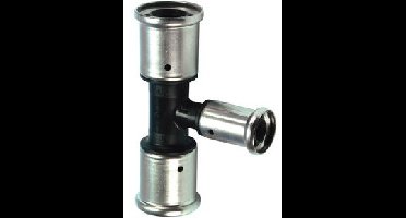 Henco - verloop T-stuk 90� - pers x pers x pers - 32mm x 26mm x 32mm - pvdf
