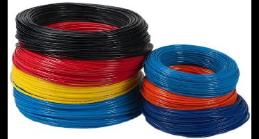 MB Longlife PUR 6 x 4 Zwart 100 mtr.