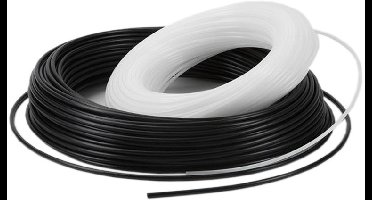 PEHD 6x4 UV bestendig Zwart 100m1