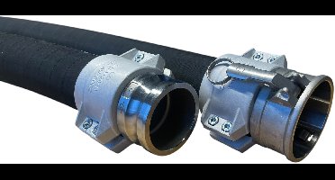 Industrieslang Zuig-pers - Compleet met Camlock Koppelingen - 38mm - 5meter