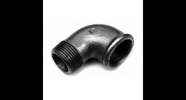 Knie 90� Nr.92 Zwart 1/4