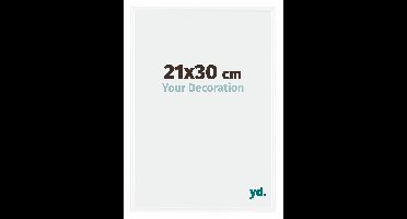 Fotolijst 21x30 cm - Wit Hoogglans - Kunststof - Bordeaux