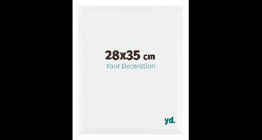 Fotolijst 28x35 cm - Wit Mat - MDF - Catania
