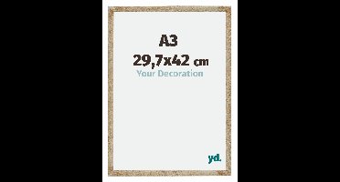 Fotolijst A3 - 29,7x42 cm - Goud - MDF - Catania