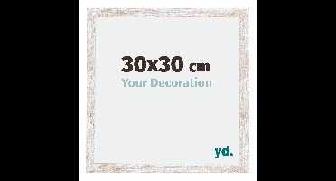Fotolijst 30x30 cm - White Wash - MDF - Catania
