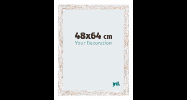 Fotolijst 48x64 cm - White Wash - MDF - Catania