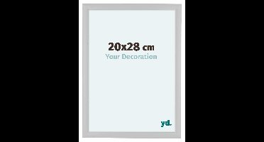 Fotolijst 20x28 cm - Wit Hoogglans - MDF - Como