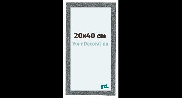 Fotolijst 20x40 cm - IJzer Geveegd - MDF - Como