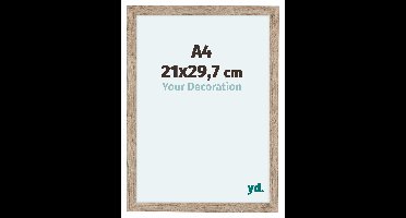 Fotolijst A4 - 21x29,7 cm - Eiken Licht - MDF - Como